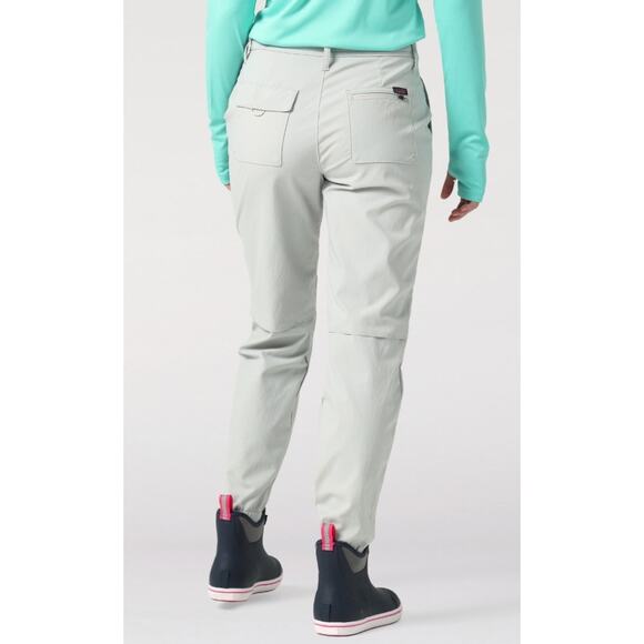 Wrangler Womens Size 10 Angler Pant ATG All Terrain Gear Gray Mist UPF 40 - Picture 2 of 12